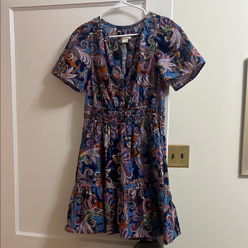 Anthropologie Multicolor Paisley Dress